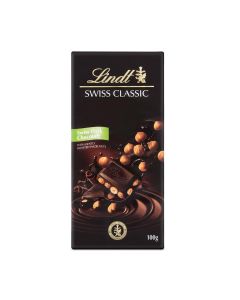  LINDT DARK HAZELNUT 100 GM