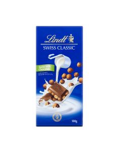  LINDT MILK HAZELNUT 100 GM