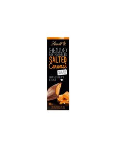 LINDT HELLO BAR SALTED CARAMEL 100 GM