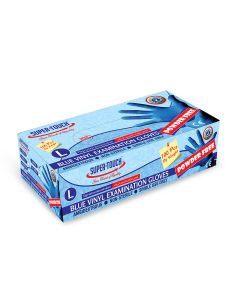Vinyl Gloves Blue Powder Free [M/L] 