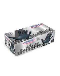 Black Latex Gloves Powder Free (L) 