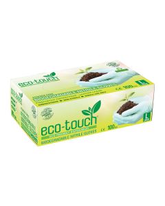 biodegradable Nitrile Gloves Powder Free [M/L] 