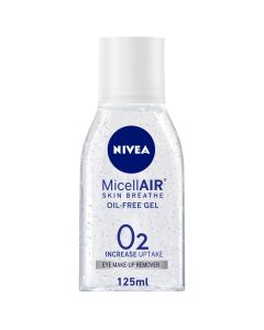 NIVEA FACE CLEANSER MICELLAIR GEL EYE REMOVER-OIL FAIRNESS 125ML