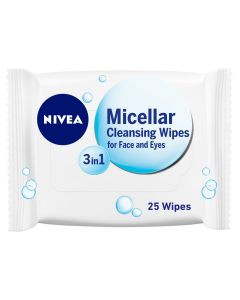 NIVEA FACE CLEANSER 3IN1 MICELLAR CLEANSER WIPES 1x25s