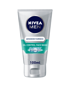 NIVEA MEN ADVANCED FAIRNESS/OIL CONTROL FACEWASH 100ML