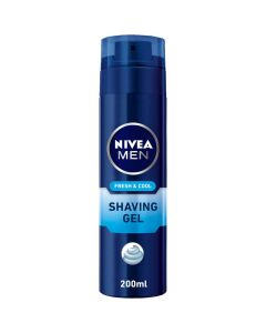 NIVEA MEN FRESH & COOL SHAVING GEL 200ML